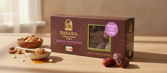 Delight XL Medjool Dates 450gm 0761742123586 258 EGP