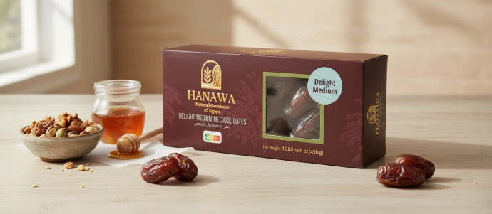 Delight M Medjool Dates 450gm  0761742123579 200 EGP